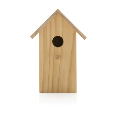 Logo trade promotional product photo of: Wooden birdhouse