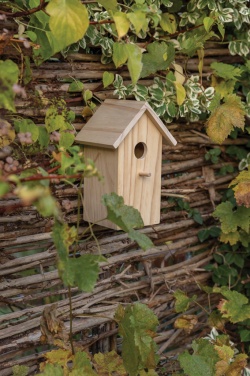 Logo trade promotional merchandise image of: Wooden birdhouse