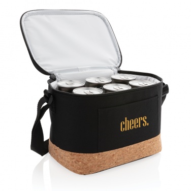 Logotrade promotional merchandise photo of: Two tone cooler bag with cork detail