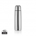 Stainless steel flask, silver