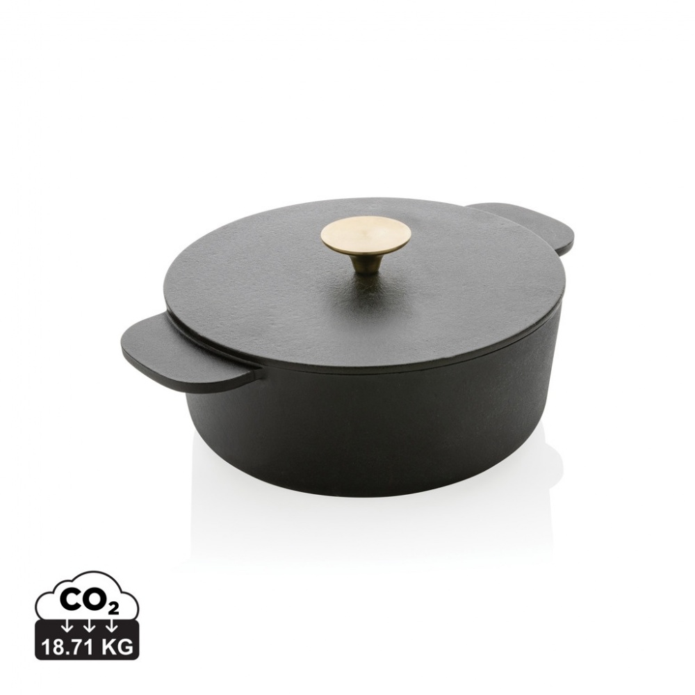 Logo trade corporate gifts image of: Ukiyo cast iron pan medium