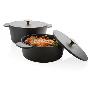 Logo trade business gift photo of: Ukiyo cast iron pan medium