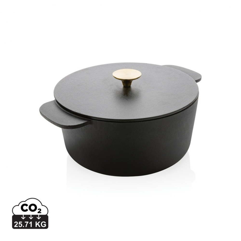 Logo trade promotional merchandise image of: Ukiyo cast iron pan large