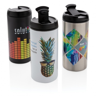 Logo trade corporate gifts image of: Metro tumbler