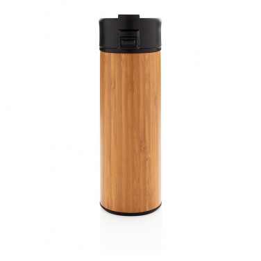 Logotrade promotional item picture of: Bogota vacuum bamboo coffee mug