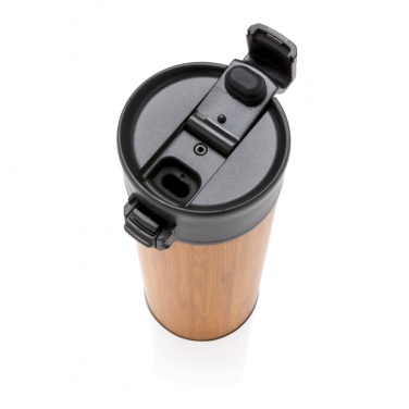 Logotrade promotional merchandise picture of: Bogota vacuum bamboo coffee mug