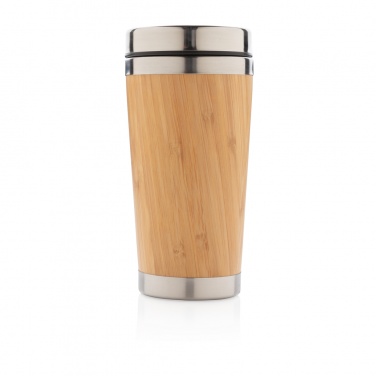 Logo trade business gifts image of: Bamboo tumbler