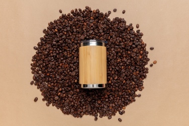 Logotrade promotional giveaway image of: Bamboo coffee to go tumbler