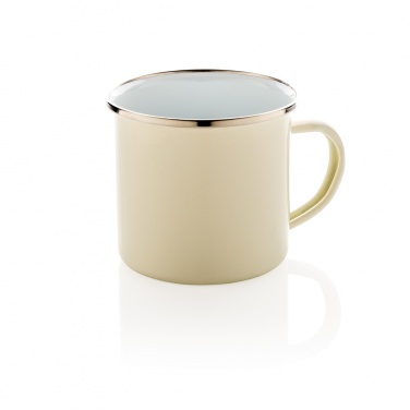 Logo trade promotional merchandise photo of: Vintage enamel mug