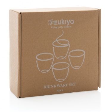 Logotrade promotional item image of: Ukiyo 4pcs drinkware set