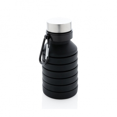 Logotrade advertising product image of: Leakproof collapsible silicone bottle with lid