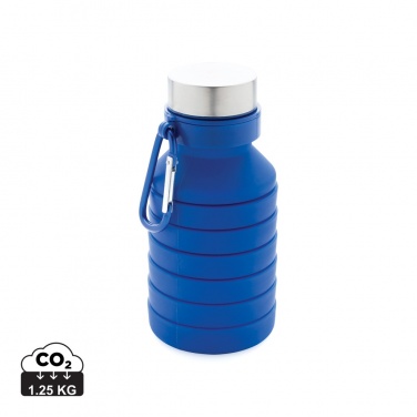 Logotrade promotional merchandise picture of: Leakproof collapsible silicone bottle with lid