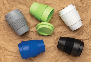 Logo trade promotional giveaway photo of: Reusable Coffee cup with screw lid 350ml