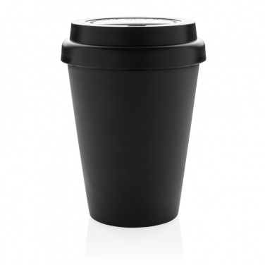 Logotrade promotional giveaway image of: Reusable double wall coffee cup 300ml