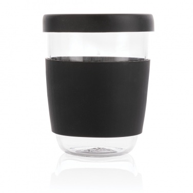 Logo trade corporate gifts picture of: Ukiyo borosilicate glass with silicone lid and sleeve