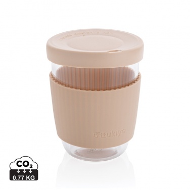 Logo trade promotional product photo of: Ukiyo borosilicate glass with silicone lid and sleeve