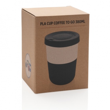 Logo trade promotional giveaways image of: PLA cup coffee to go 380ml