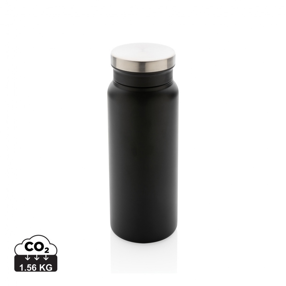 Logo trade corporate gifts picture of: RCS Recycled stainless steel vacuum bottle 600ML