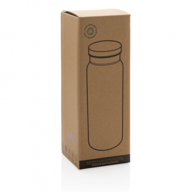 Logo trade promotional products picture of: RCS Recycled stainless steel vacuum bottle 600ML