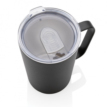 Logo trade promotional products image of: RCS Recycled stainless steel modern vacuum mug with lid