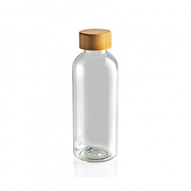 Logo trade corporate gifts image of: RCS RPET bottle with bamboo lid