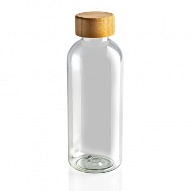 Logo trade corporate gift photo of: RCS RPET bottle with bamboo lid