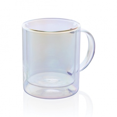 Logotrade corporate gift picture of: Deluxe double wall electroplated glass mug