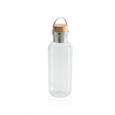 Logo trade business gift photo of: RCS RPET bottle with bamboo lid and handle