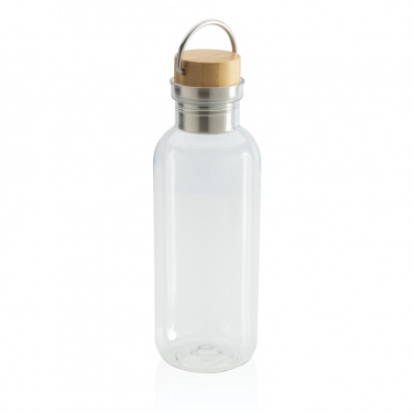 Logotrade promotional item picture of: RCS RPET bottle with bamboo lid and handle