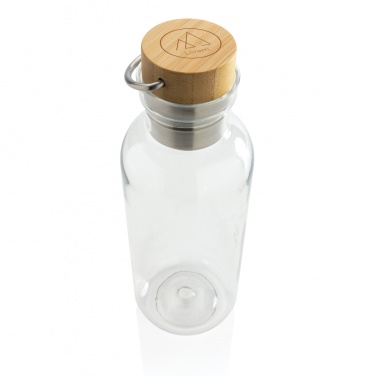 Logotrade promotional product picture of: RCS RPET bottle with bamboo lid and handle