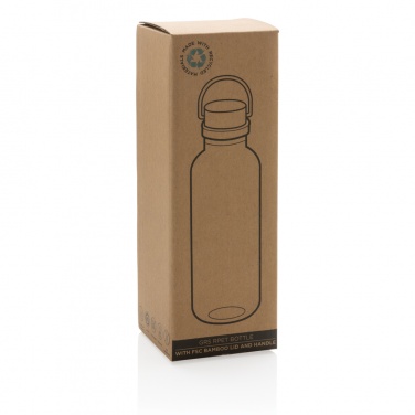 Logotrade promotional merchandise photo of: RCS RPET bottle with bamboo lid and handle