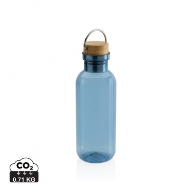 Logo trade promotional products picture of: RCS RPET bottle with bamboo lid and handle