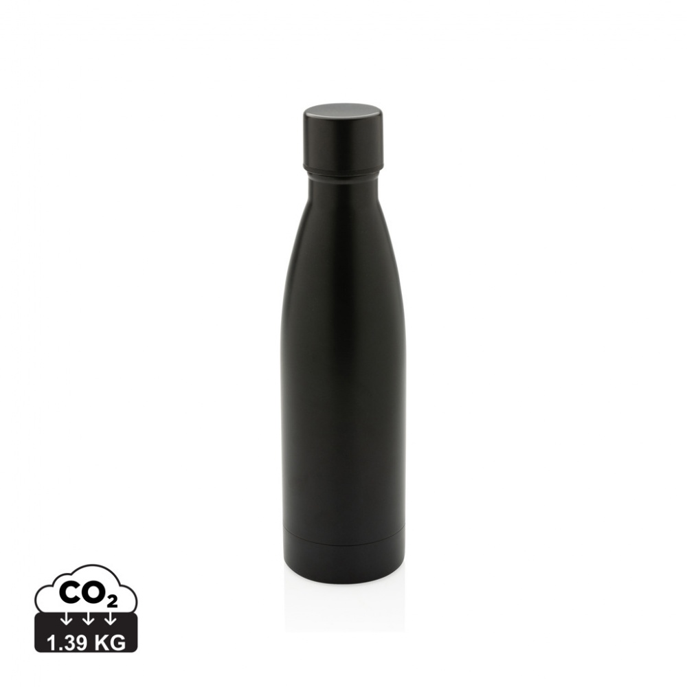 Logotrade promotional giveaway picture of: RCS Recycled stainless steel solid vacuum bottle