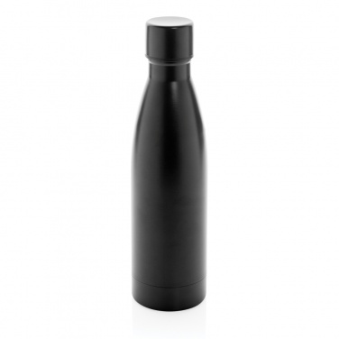 Logo trade promotional giveaways image of: RCS Recycled stainless steel solid vacuum bottle