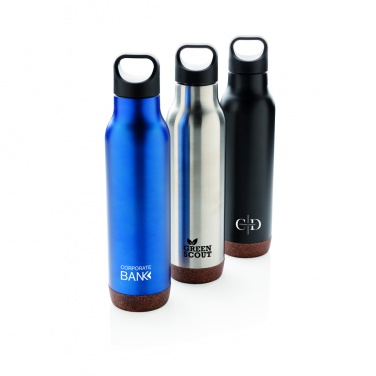 Logo trade promotional item photo of: Cork leakproof vacuum flask