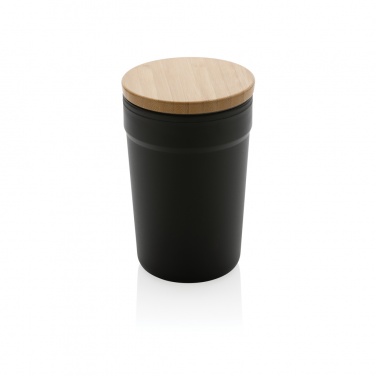 Logo trade promotional merchandise image of: GRS certified recycled PP mug with bamboo lid