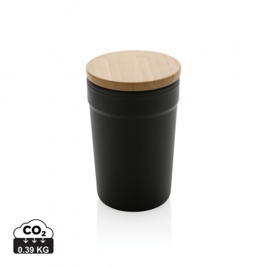 Logo trade promotional product photo of: GRS certified recycled PP mug with bamboo lid