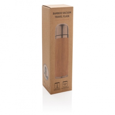 Logotrade promotional merchandise photo of: Bamboo vacuum travel flask