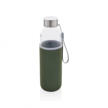 Logo trade promotional merchandise photo of: Glass bottle with neoprene sleeve