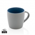 Ceramic mug with coloured inner 300ml, blue