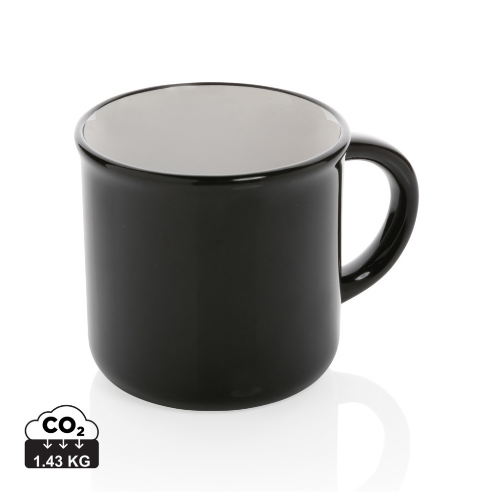 Logotrade promotional product picture of: Vintage ceramic mug 280ml