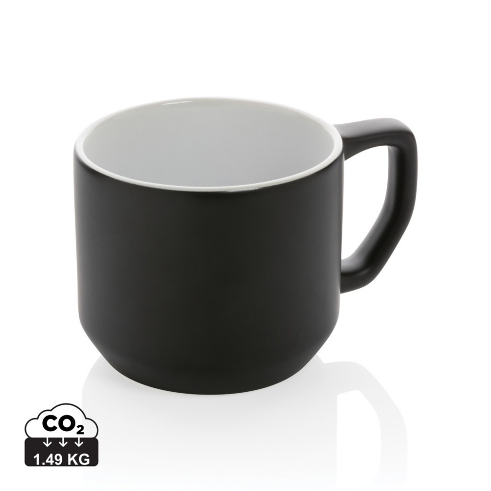 Logotrade promotional merchandise picture of: Ceramic modern mug 350ml