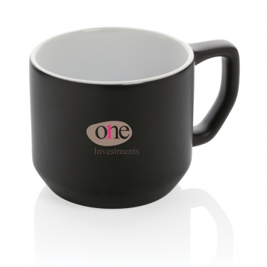 Logotrade advertising products photo of: Ceramic modern mug 350ml