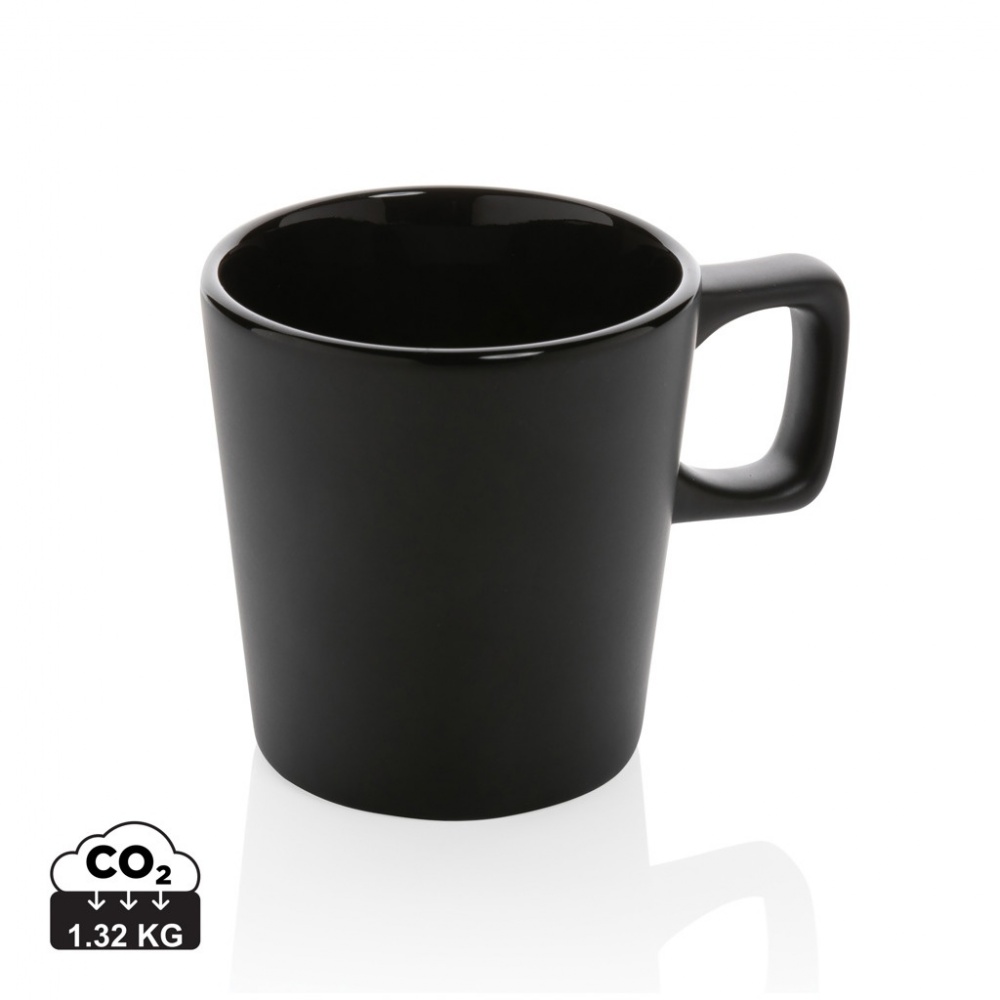 Logotrade promotional giveaway image of: Ceramic modern coffee mug 300ml