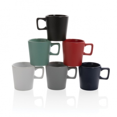 Logo trade promotional products image of: Ceramic modern coffee mug 300ml