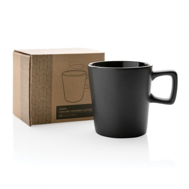 Logo trade promotional products picture of: Ceramic modern coffee mug 300ml