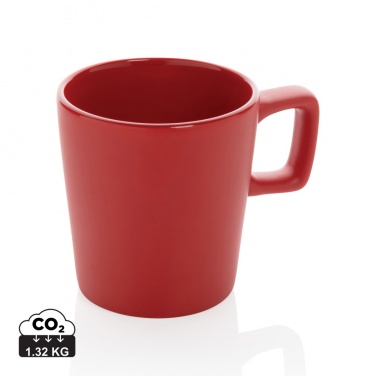 Logo trade advertising products picture of: Ceramic modern coffee mug 300ml