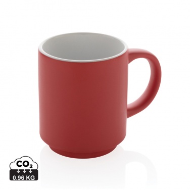 Logotrade promotional product picture of: Ceramic stackable mug 180ml