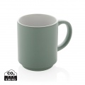 Ceramic stackable mug 180ml, green