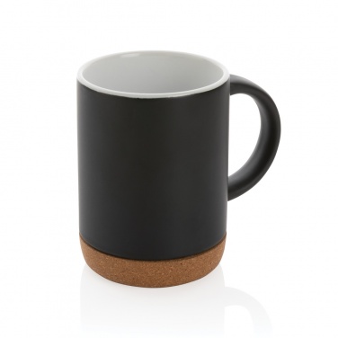 Logo trade business gift photo of: Ceramic mug with cork base 280ml